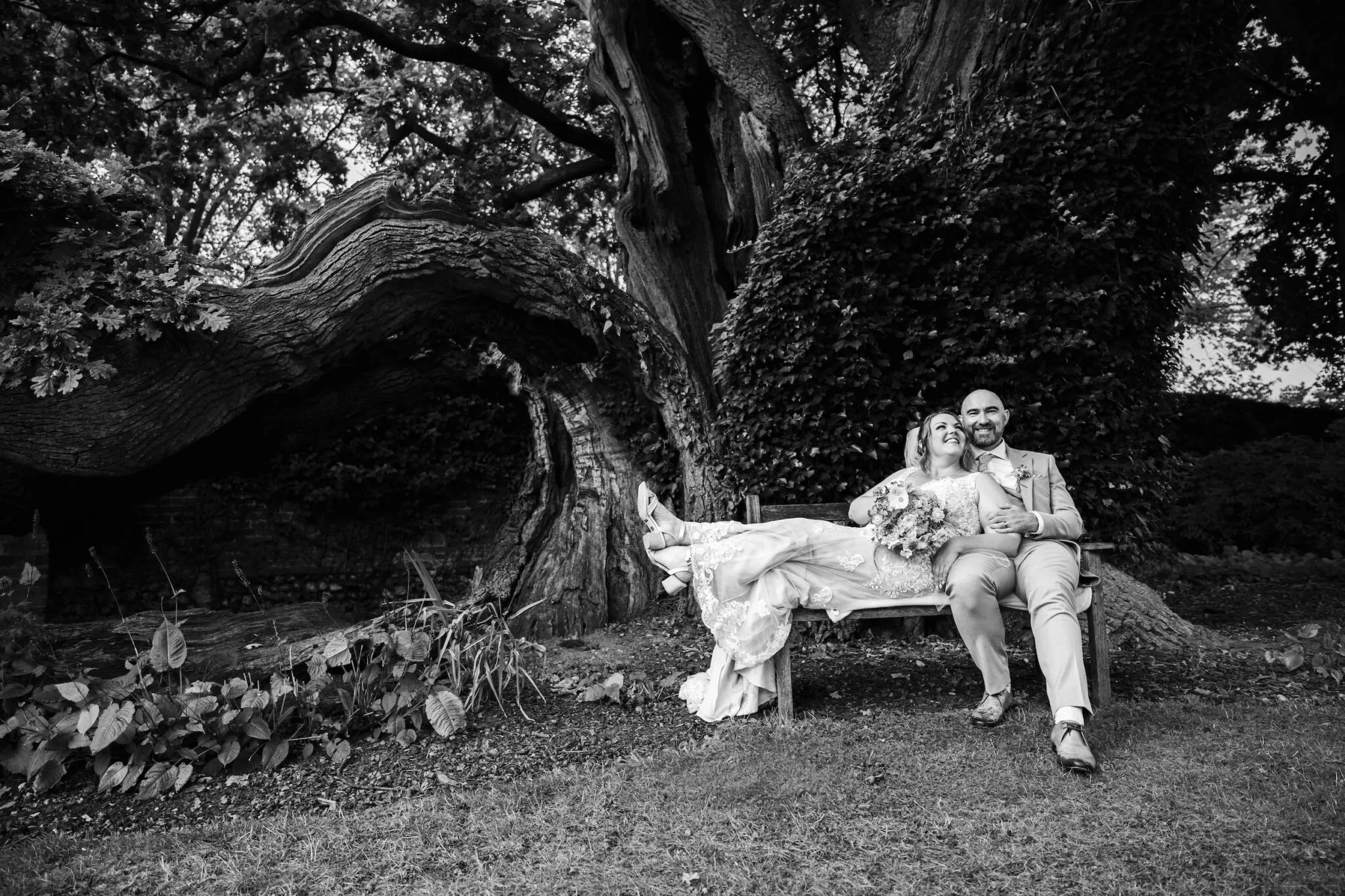 Haughley Park wedding photographer capturing natural moments