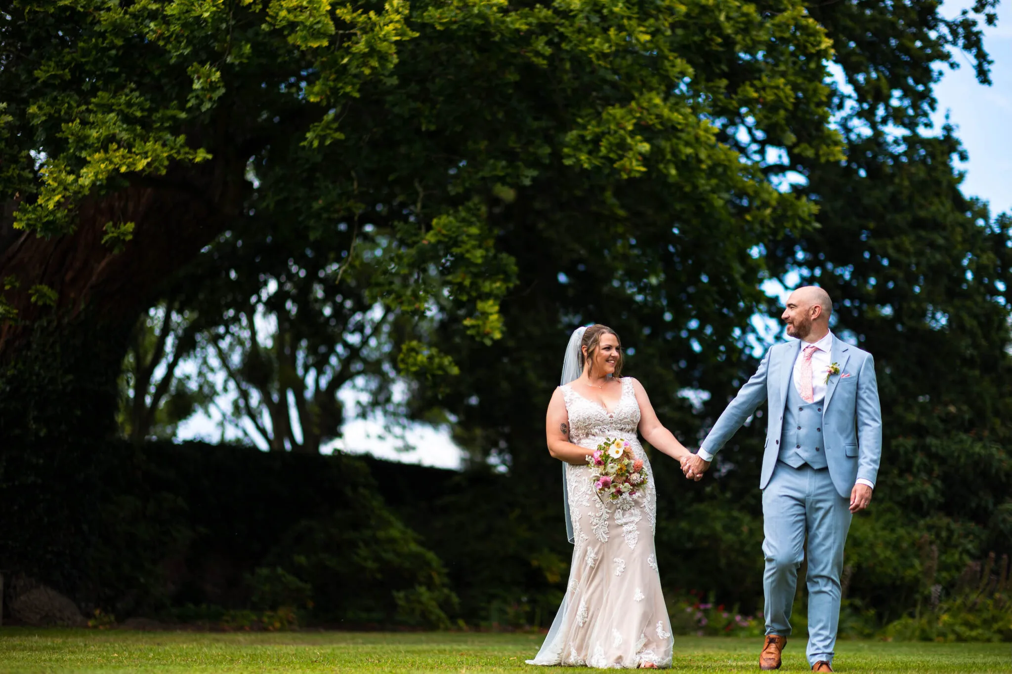 Haughley Park wedding photographer capturing natural moments