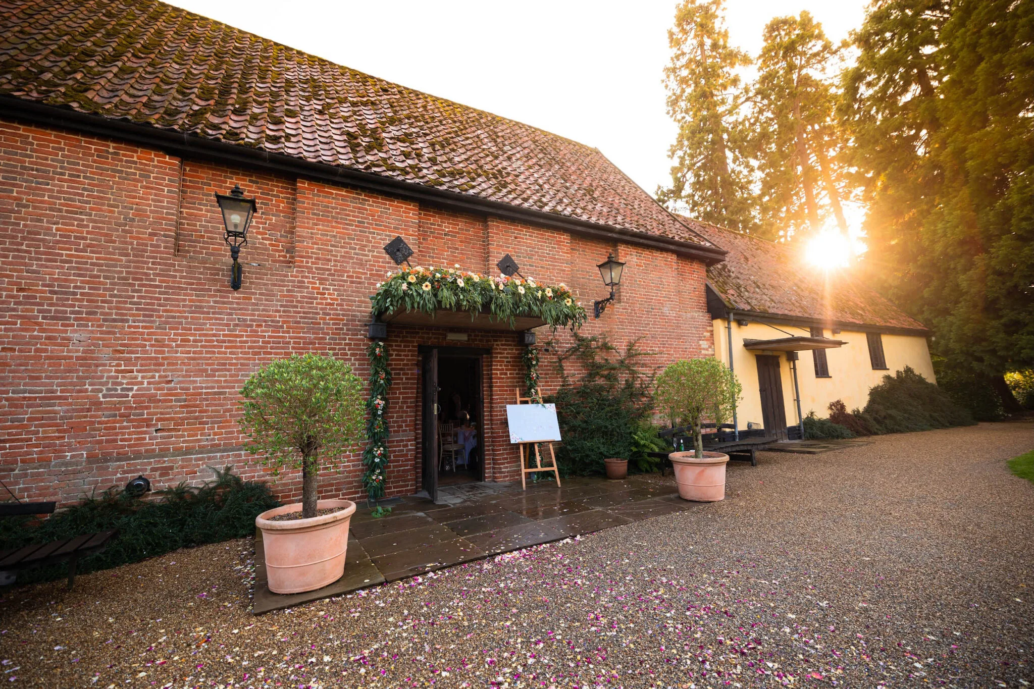 Beautiful Suffolk barn wedding at Haughley Park