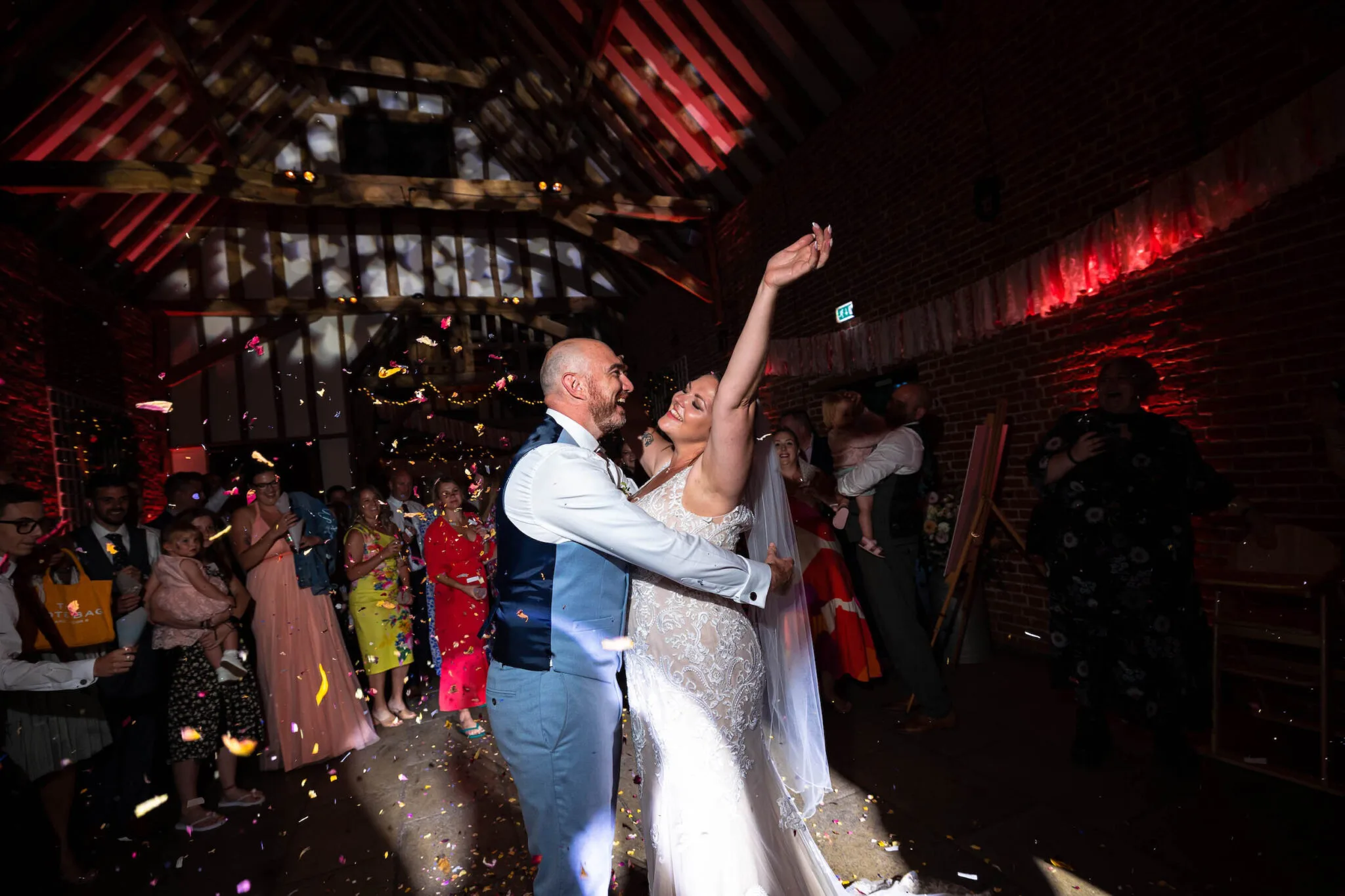 Beautiful Suffolk barn wedding at Haughley Park
