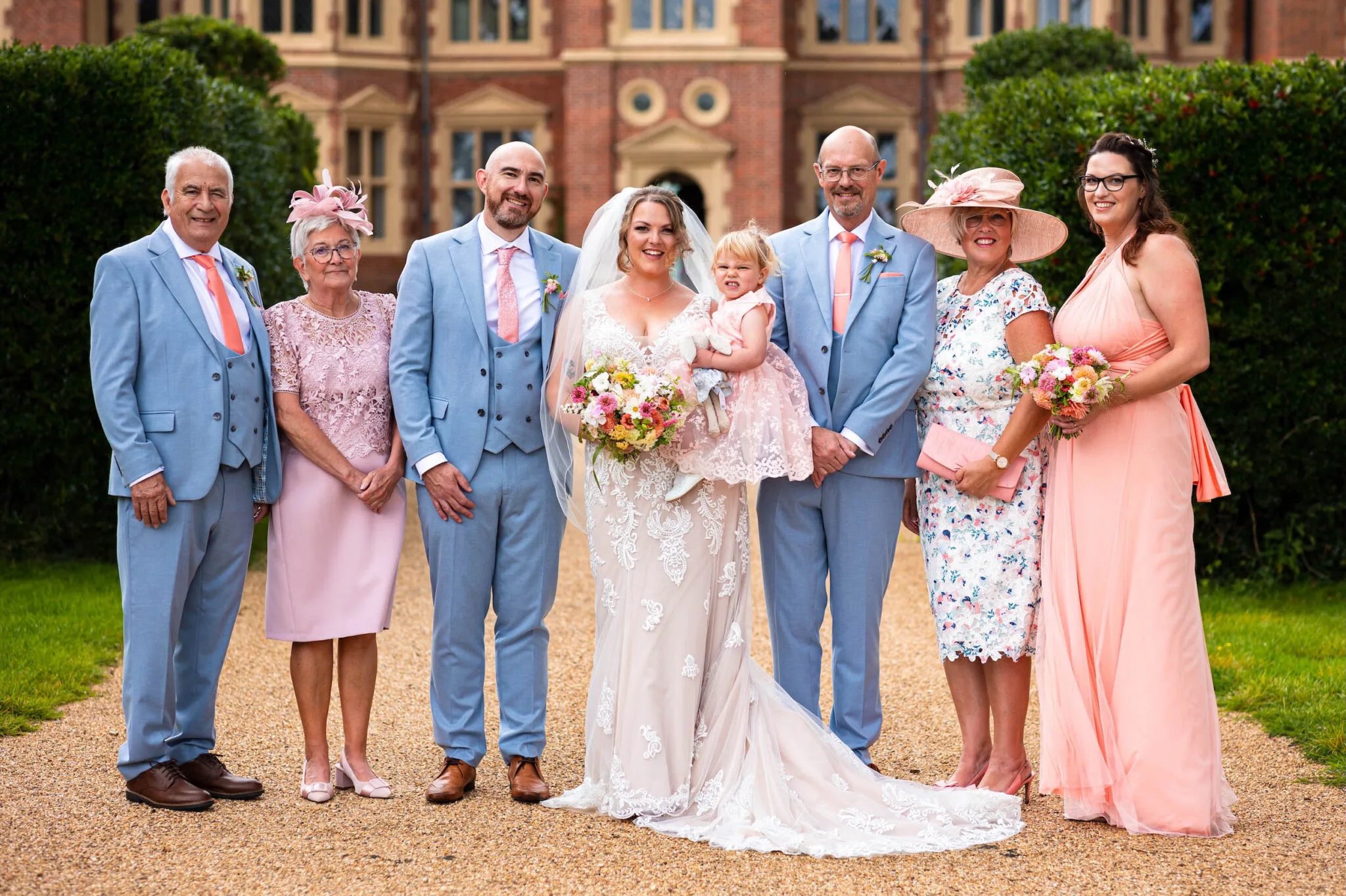 Suffolk wedding photographer capturing moments at Haughley Park