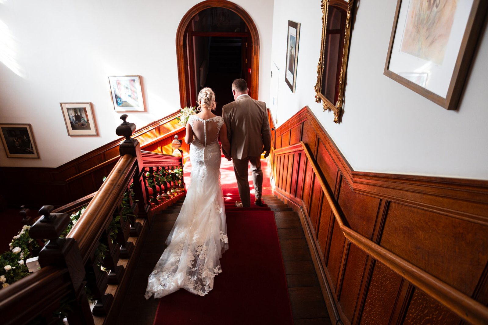 Wedding ceremony in the Gold Room at Holmewood Hall