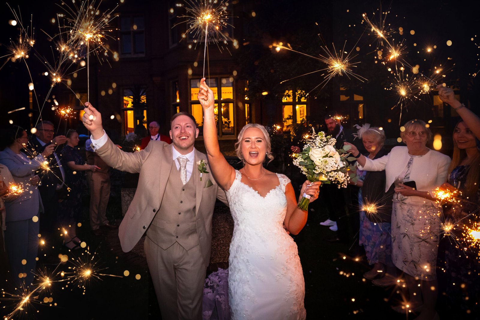 Cambridge wedding photographer at Holmewood Hall