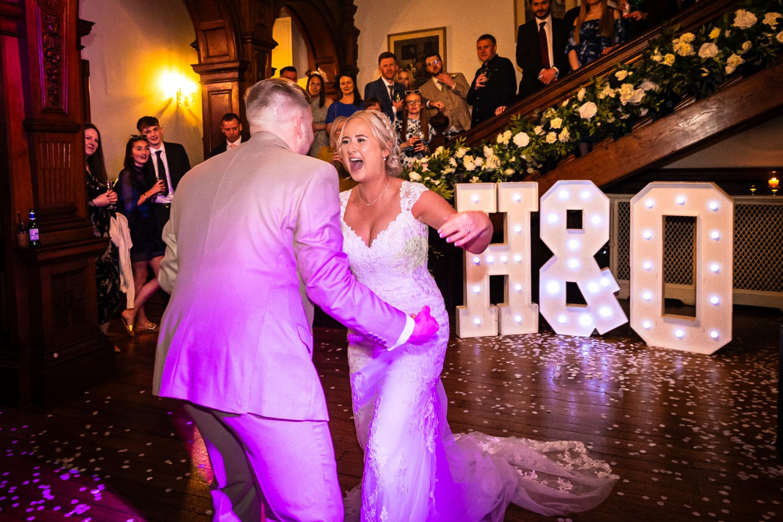 Wedding couple portrait by Cambridge wedding photographer