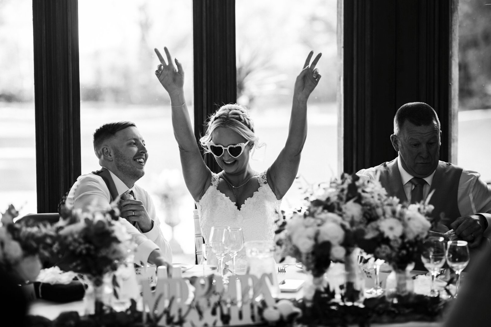Candid wedding photography at Holmewood Hall