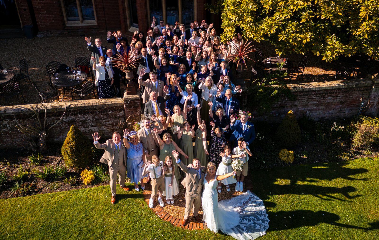 Natural wedding photography at Holmewood Hall