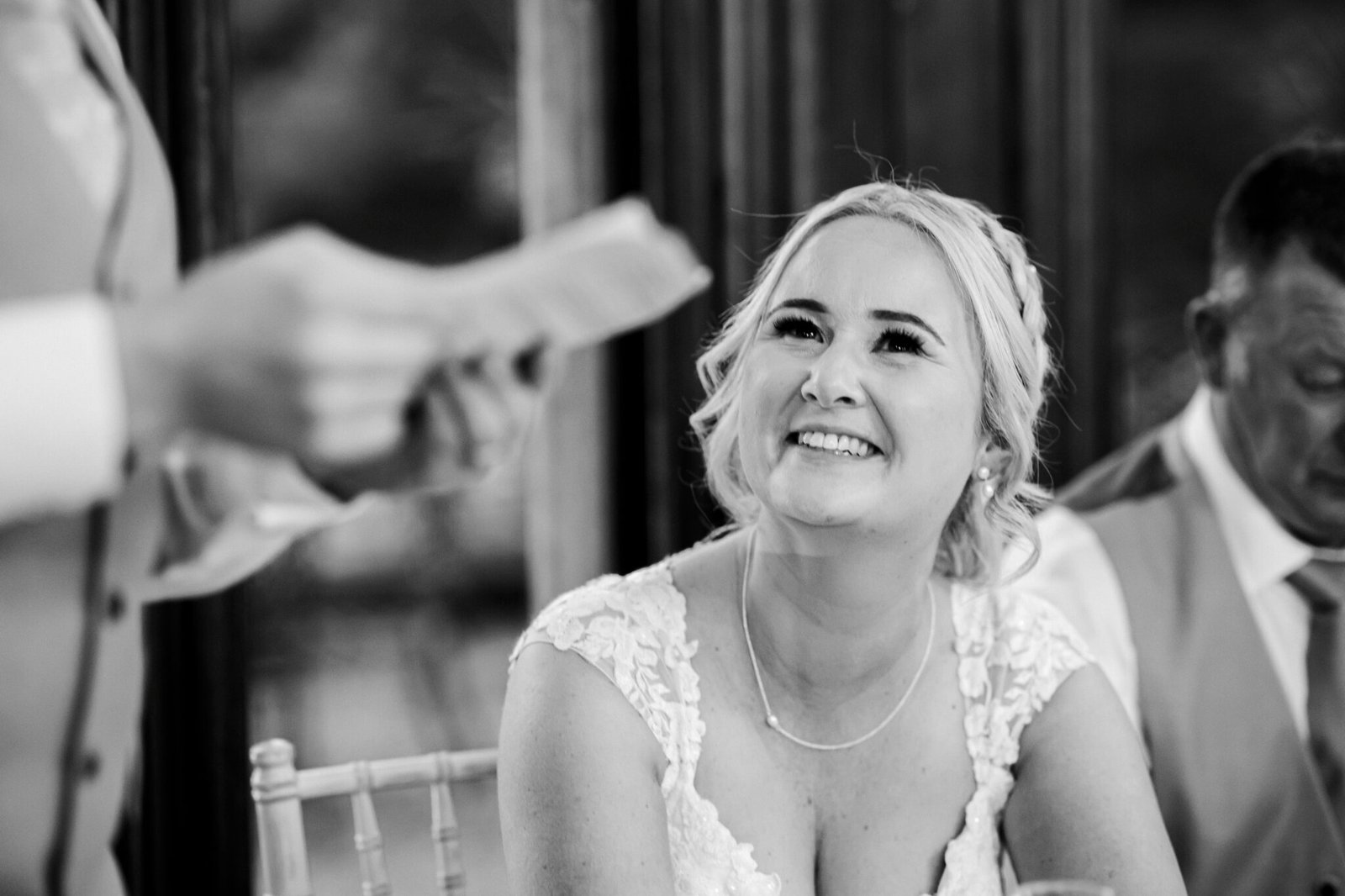 Wedding breakfast celebrations at Holmewood Hall