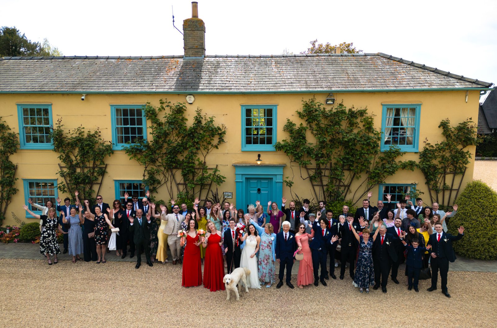 Relaxed countryside wedding at South Farm near Royston.