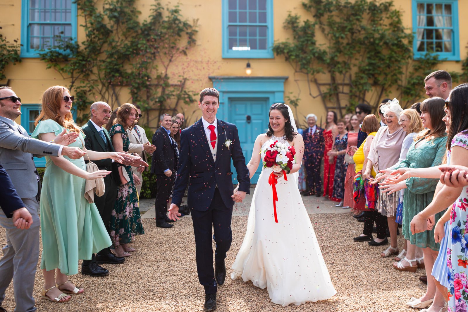 Relaxed countryside wedding at South Farm near Royston.