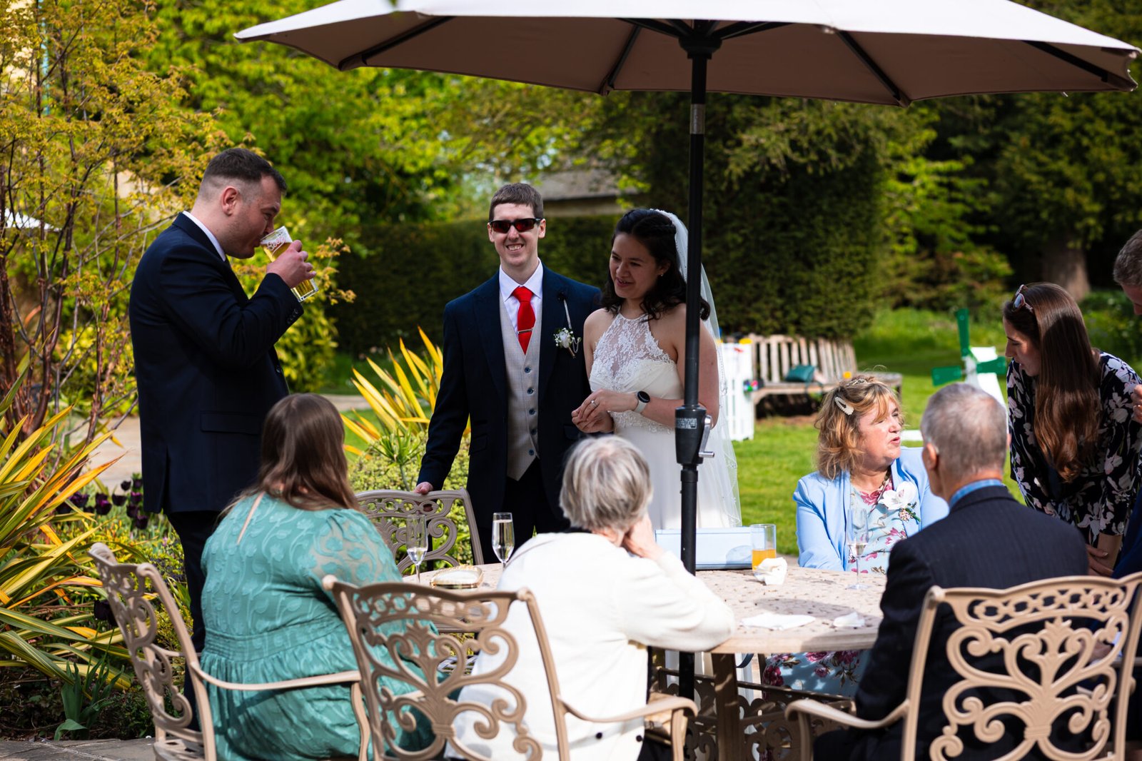 Relaxed countryside wedding at South Farm near Royston.